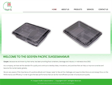 Tablet Screenshot of gosyen.com